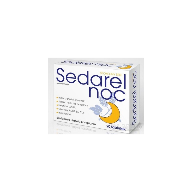 Sedarel Noc, 20 tabletek 