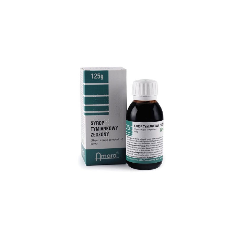 Syrop tymiankowy złożony AMARA, 125 g 