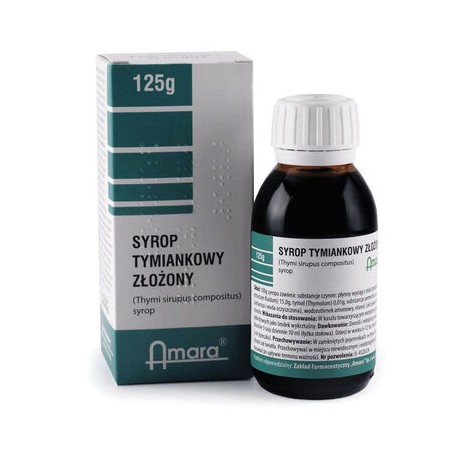  Syrop tymiankowy złożony AMARA, 125 g 