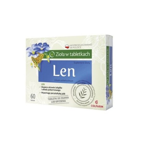  Len Colfarm 60 tabletek do ssania 