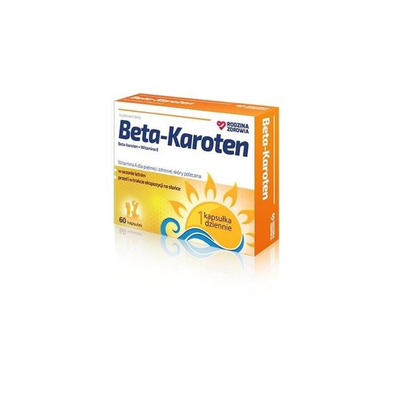 Rodzina Zdrowia Beta-karoten, 60 kapsułek 