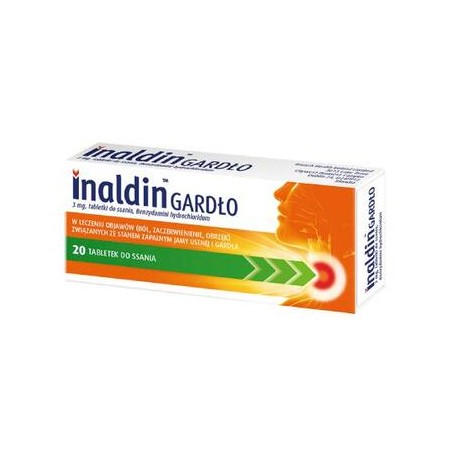 Inaldin Gardło, 3 mg, 20 tabletek do ssania