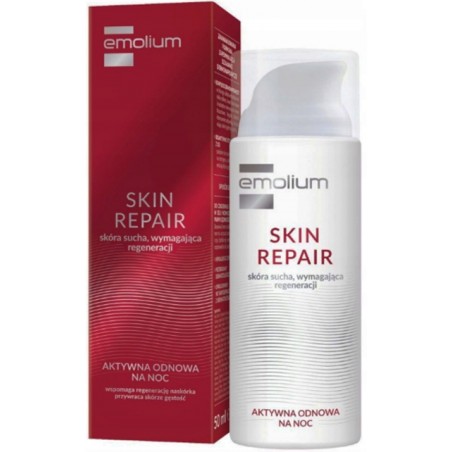  Emolium Skin Repair, aktywna odnowa skóry wrażliwej na noc, 50 ml 