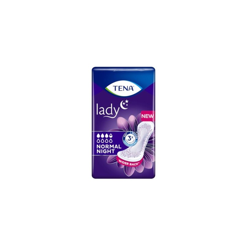 Podpaski urologiczne Tena Lady Normal Night, 10 sztuk 