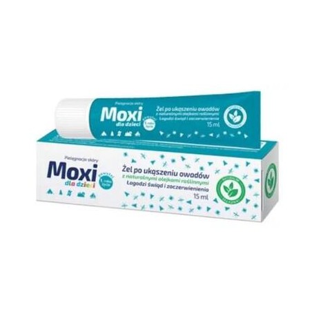  MOXI żel po ukąszeniu owadów dla dzieci, 15 ml 