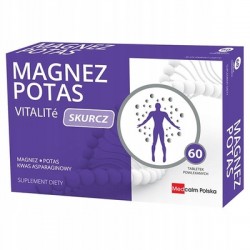 Magnez i potas skurcz Vitalite, 60 tabletek