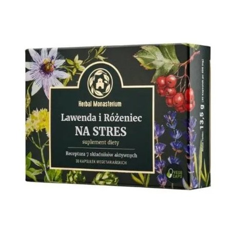  Lawenda i różeniec na stres, 30 kapsułek 
