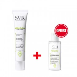 SVR SEBIACLEAR ZESTAW MAT+PORES - KREM MATUJĄCY 40 ml + WODA MICELARNA 75 ml