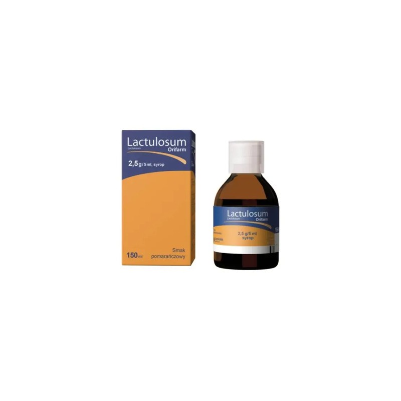 Lactulosum Orifarm 2,5 g/5ml , syrop, 150 ml 