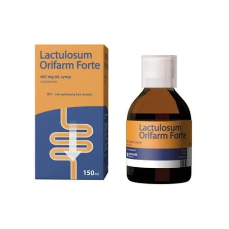  Lactulosum Orifarm Forte 667 mg/ml, syrop, 150 ml 