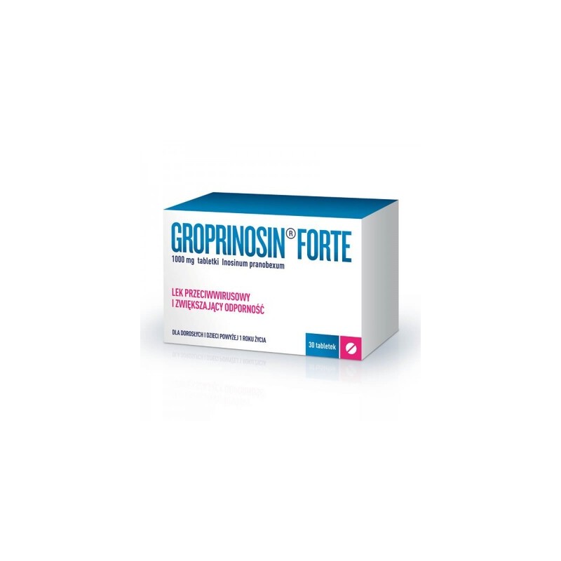 Groprinosin Forte 1000 mg, 30 tabletek 