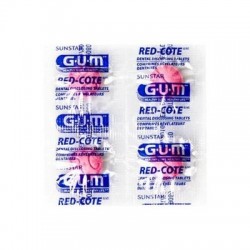 Sunstar GUM red-cote tabletki wybarwiające płytkę nazębną, 4 tabletki