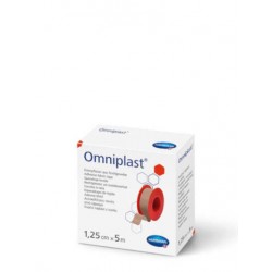 OMNIPLAST Przylepiec na rolce 5m x 1,25cm, 1 sztuka