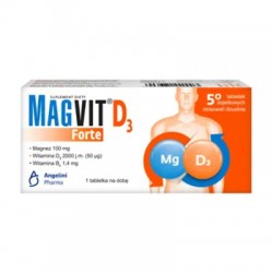 Magvit Forte D3, 50 tabletek dojelitowych