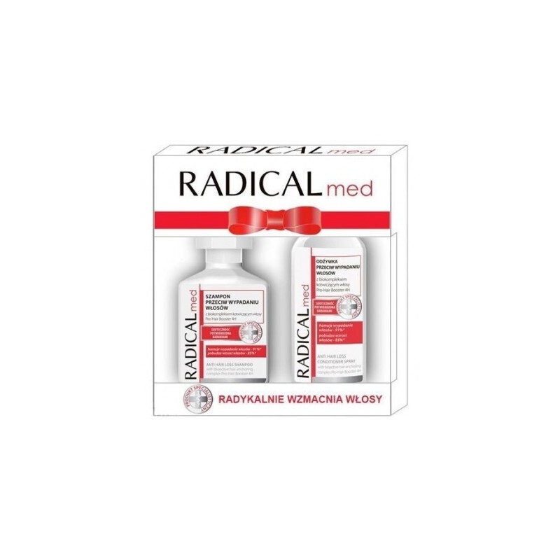 Zestaw Radical Med, szampon 300 ml i odżywka przeciw wypadaniu włosów, 200 ml 