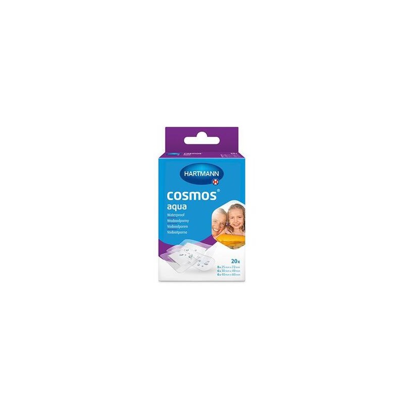 Plaster Cosmos Aqua 3 rozmiary, 20 sztuk 