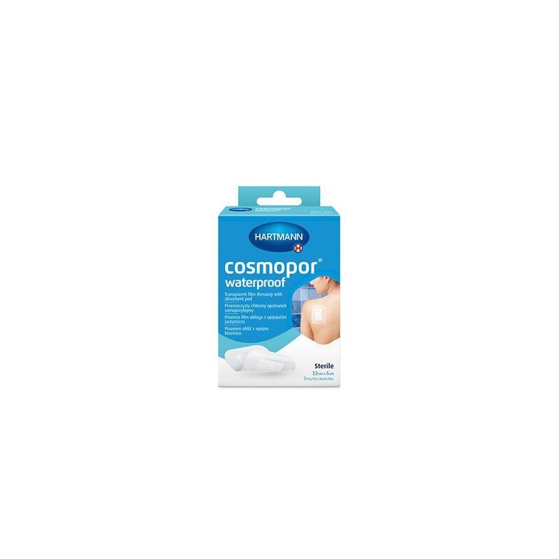 Opatrunek Cosmopor Waterproof, 7,2 cm x 5 cm, 5 szt. 