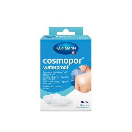  Opatrunek Cosmopor Waterproof, 7,2 cm x 5 cm, 5 szt. 