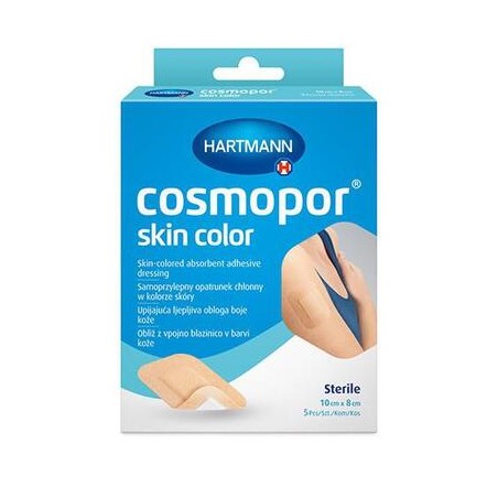 Opatrunek sterylny Cosmopor skin color 10 cm x 8 cm, 5 szt