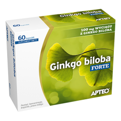 Ginkgo biloba FORTE APTEO 100 mg, 60 kapsułek