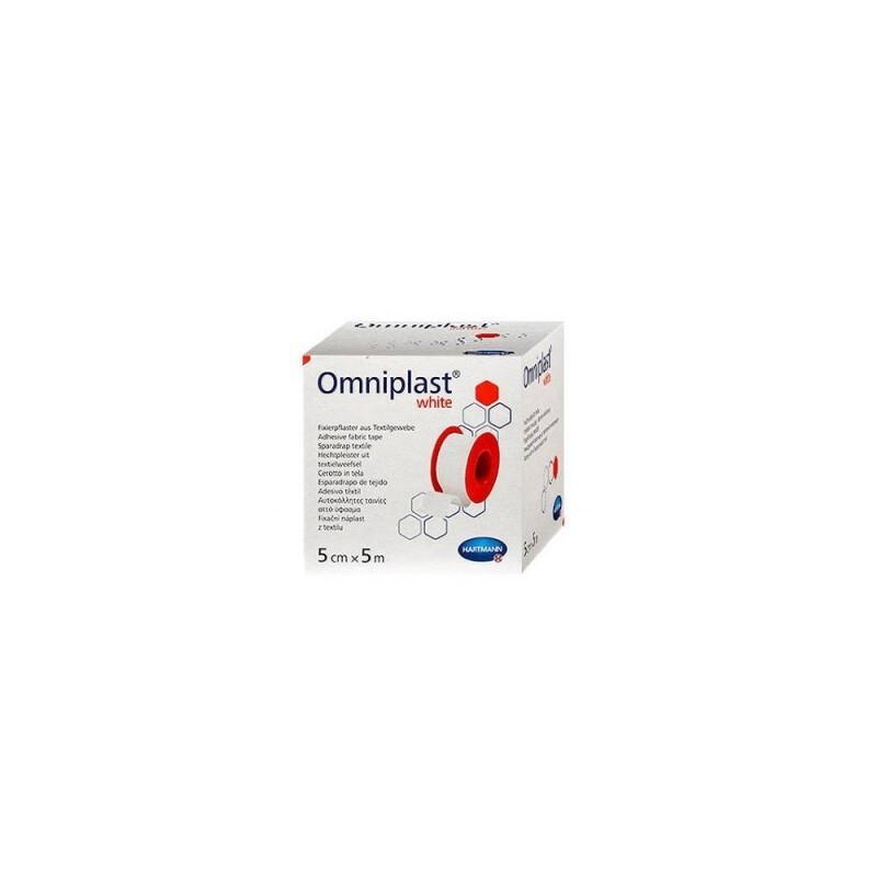 OMNIPLAST Przylepiec na rolce 5m x 5cm, 1 sztuka 