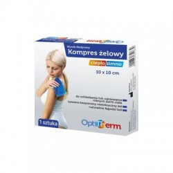 Kompres żelowy ciepło/zimno OptiTherm 10cmx10cm, 1 szt.