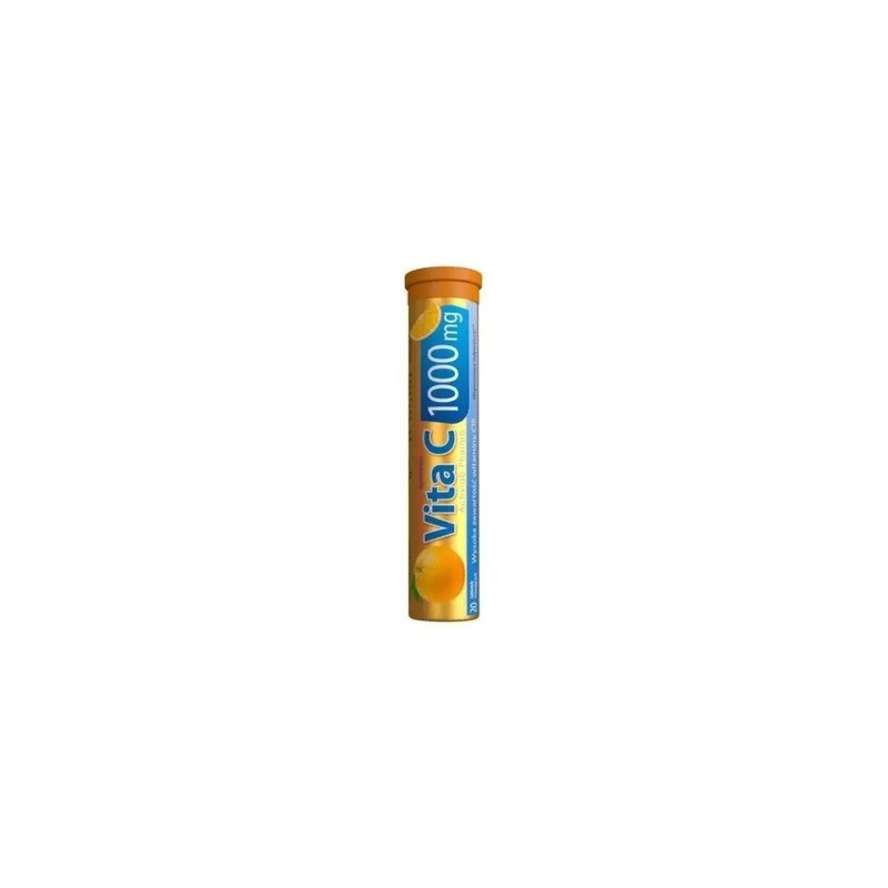 Activlab Pharma Vita C 1000 mg o smaku pomarańczowym, 20 tabletek musujących 