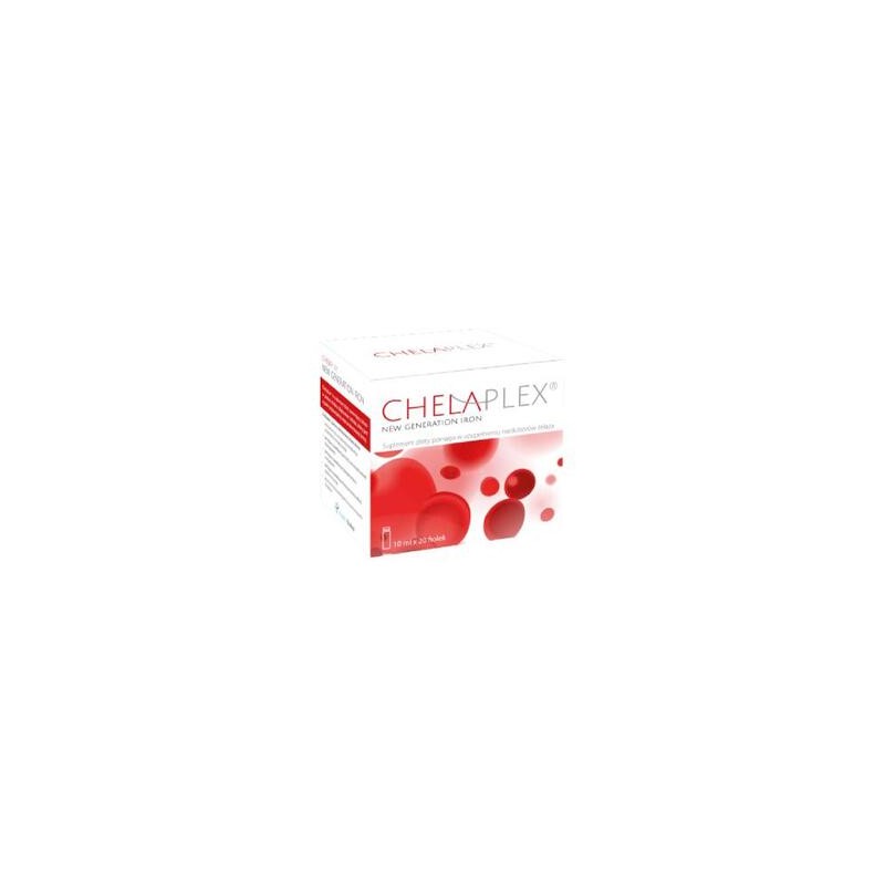 Chelaplex, płyn, 10 ml x 20 fiolek 