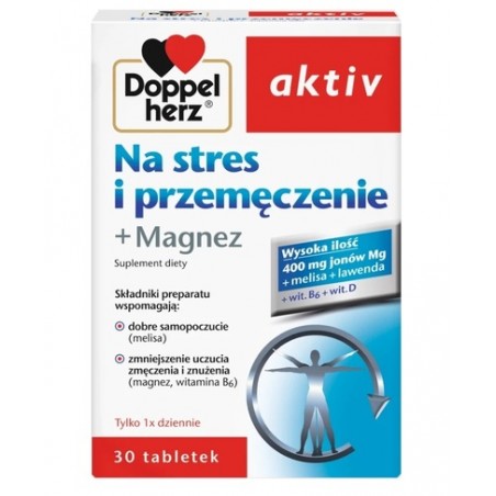  Doppelherz aktiv Na Stres i Przemęczenie, 30 tabletek 