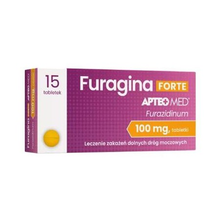 Apteo Med Furagina Forte 100 mg, 15 tabletek