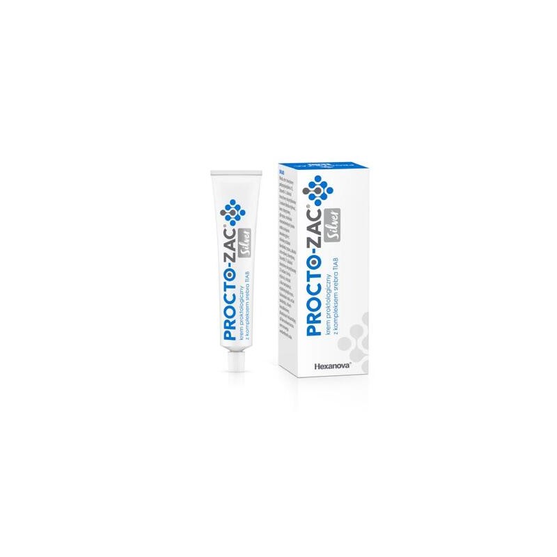 Procto-Zac Silver, krem proktologiczny z kompleksem srebra TIAB, 25 ml 