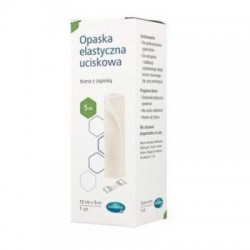 Opaska elastyczna z zapinką 12 cm x 5 m, 1 sztuka