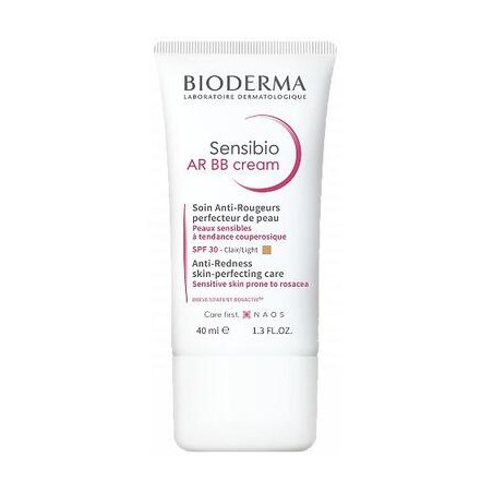 Bioderma Sensibio AR, krem BB redukujący i maskujący zaczerwienienia, skóra wrażliwa i naczynkowa, SPF 30, 40 ml