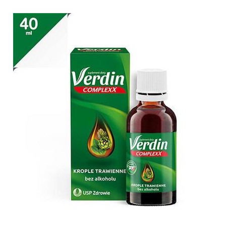 Verdin Complex krople trawienne, 40 ml