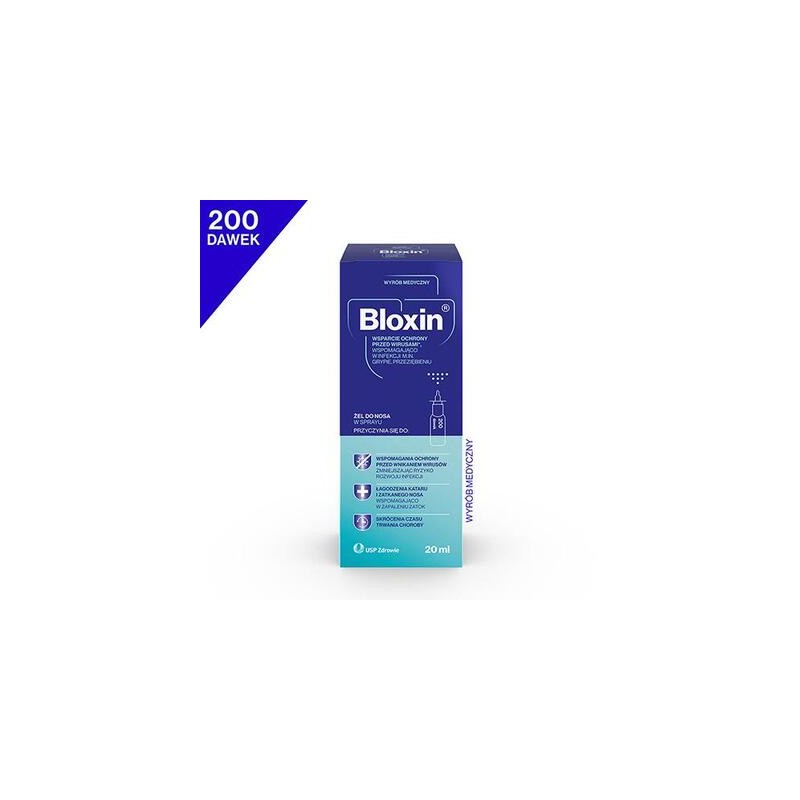 Bloxin żel do nosa w sprayu, 20 ml 