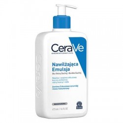 CeraVe, emulsja nawilżająca z ceramidami, skóra sucha i bardzo sucha, 473 ml