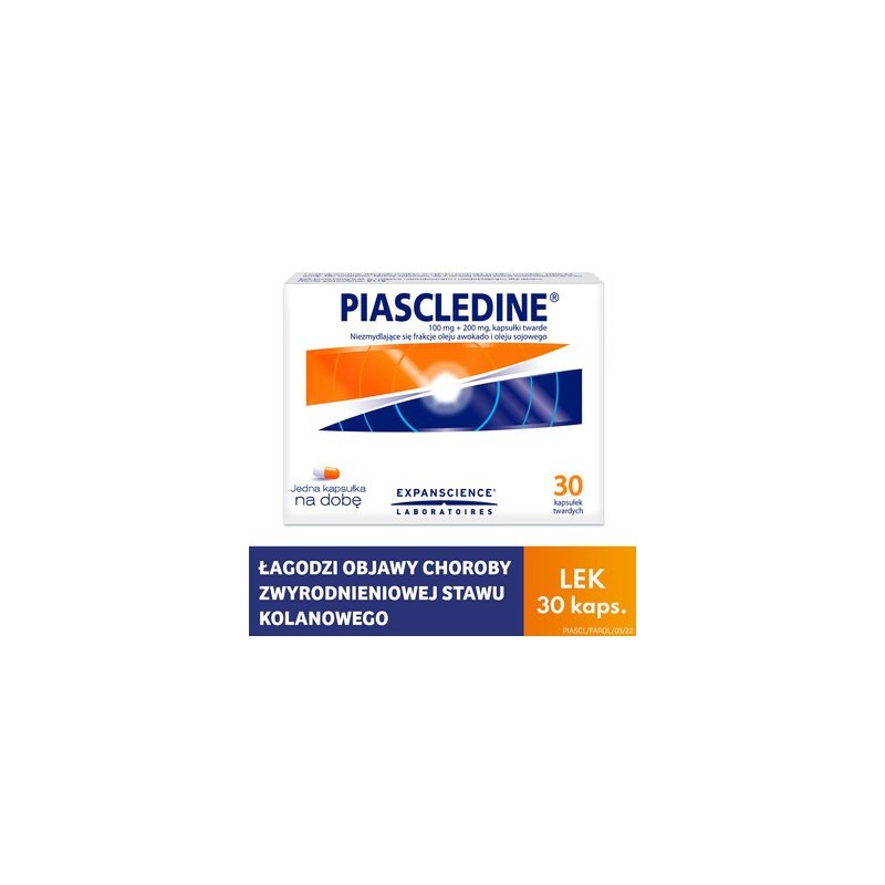Piascledine 100 mg + 200 mg, 30 kapsułek twardych 