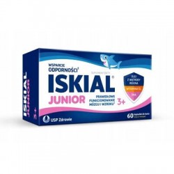 Iskial Junior, kapsułki do żucia, 60 kapsułek