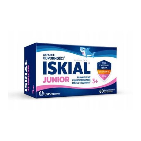  Iskial Junior, kapsułki do żucia, 60 kapsułek 