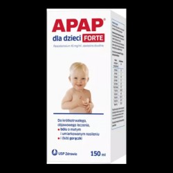 Apap dla dzieci forte, 40 mg/ml, zawiesina doustna, 85 ml