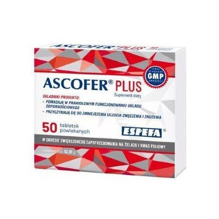 Ascofer Plus, 50 tabletek