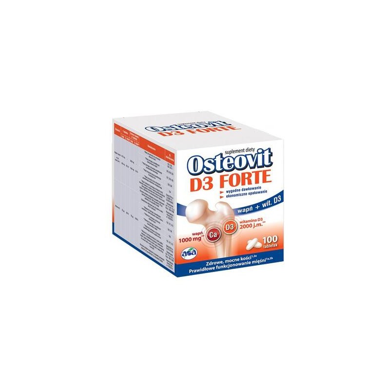 Osteovit D3 Forte, 100 tabletek 