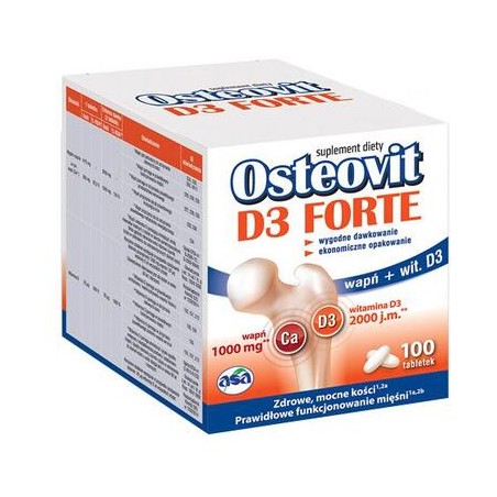  Osteovit D3 Forte, 100 tabletek 