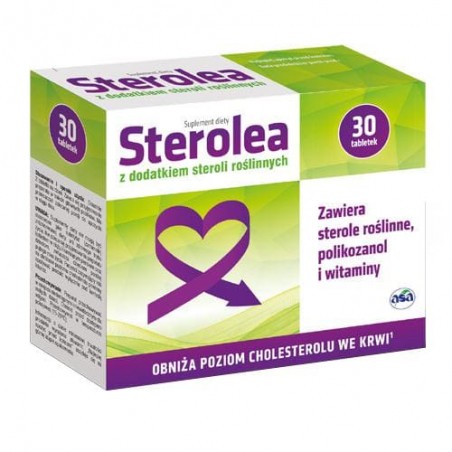  Sterolea, 30 tabletek powlekanych 