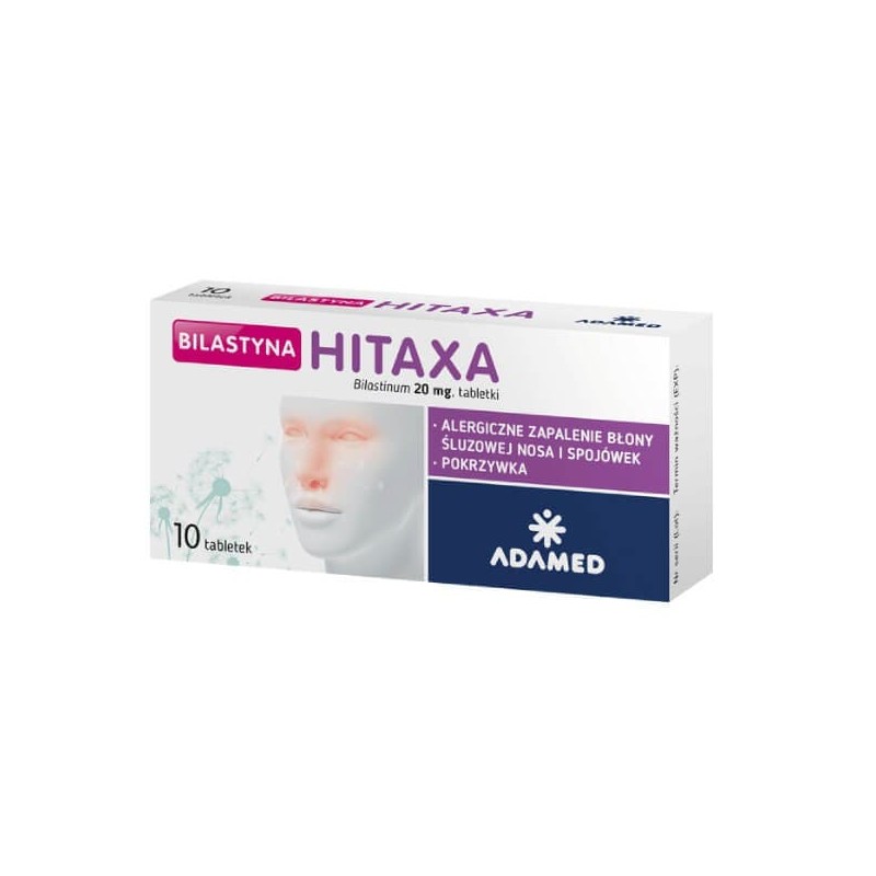 Bilastyna Hitaxa 20 mg, 10 tabletek 