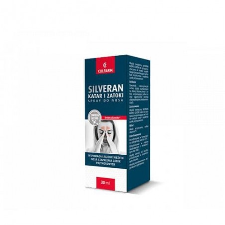  Silveran Katar i Zatoki, spray do nosa, 30 ml 