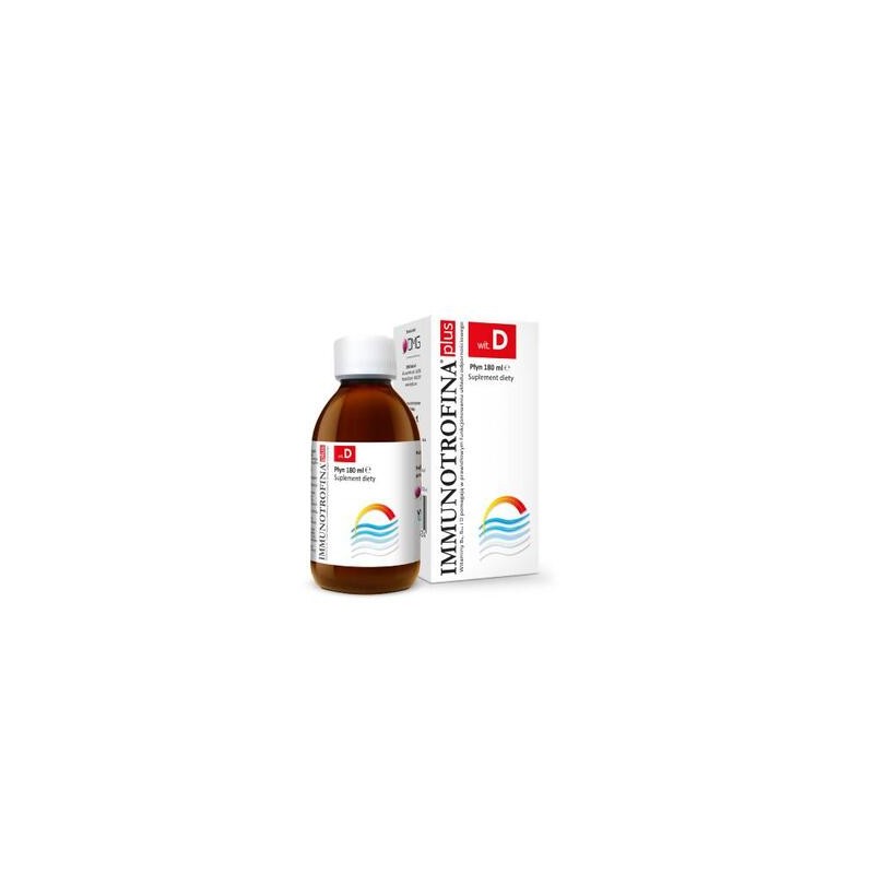 Immunotrofina Plus witamina D płyn, 180ml 