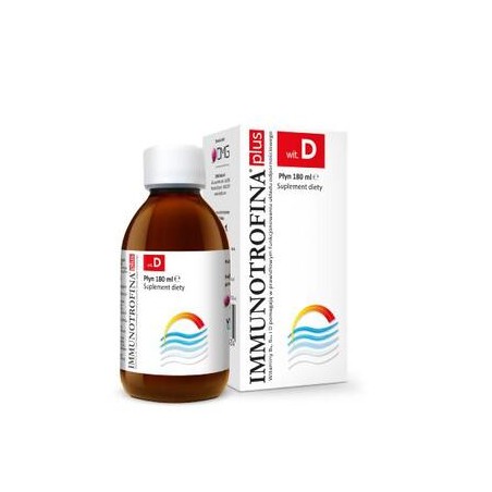  Immunotrofina Plus witamina D płyn, 180ml 