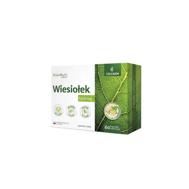 Biovitum Liquid Wiesiołek, 60 kapsułek roślinnych 