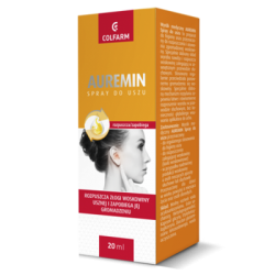 Auremin, spray do uszu, 20 ml